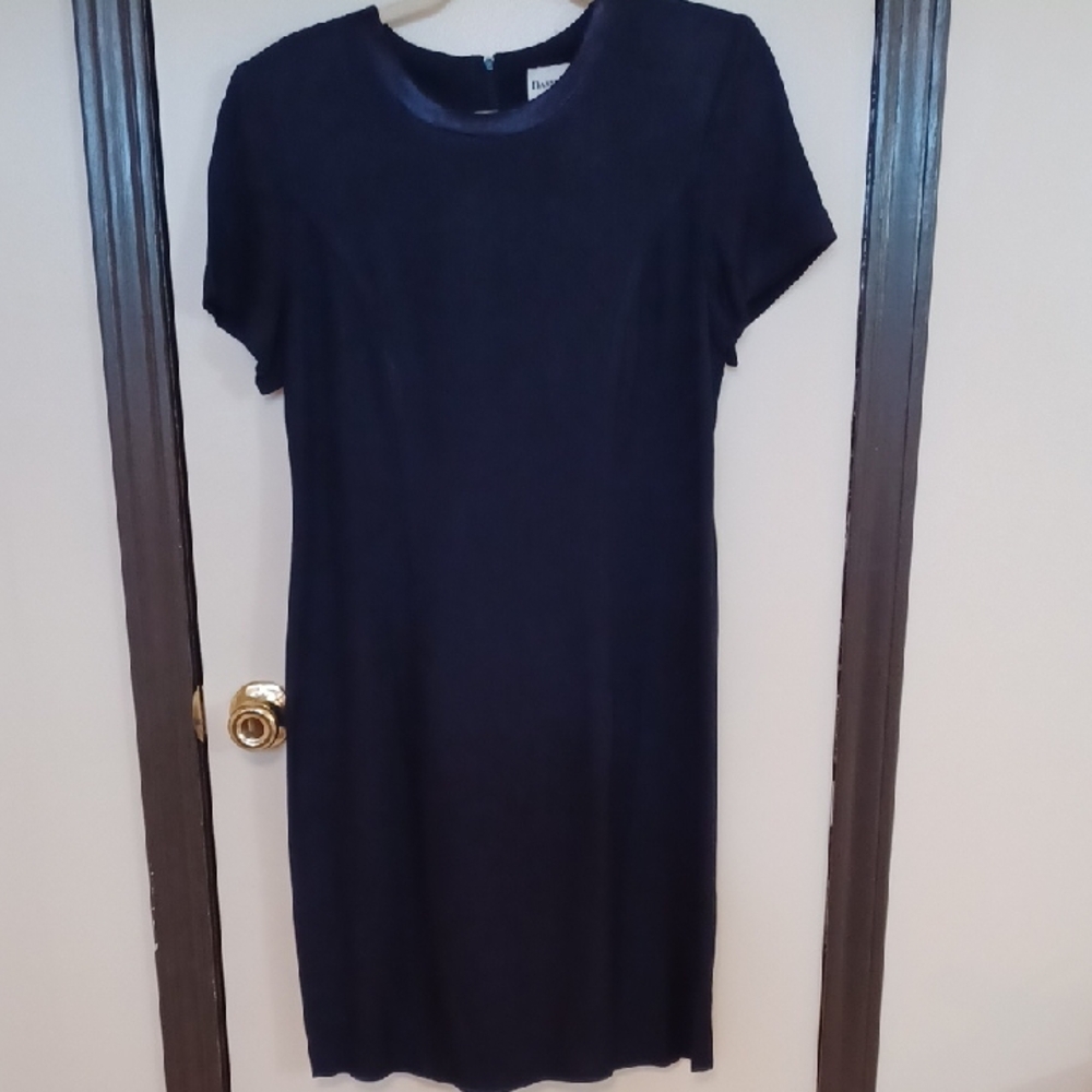 Danny & Nicole Classic Navy Midi Dress